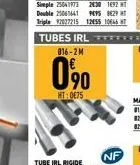 tubes irl 816-2m  09⁹0  ht:0€75 