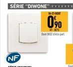 SÉRIE "DIWONE"  W-E-RENT  090  NT: DETS  Do 0632-part  