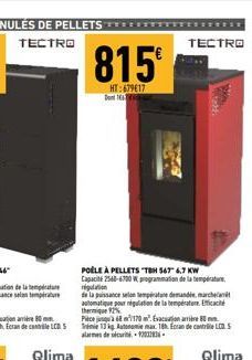 815  HT:679€17 Dont 16  ********** TECTRO 