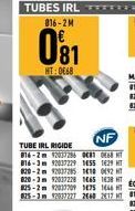 TUBES IRL 816-2M  081  HT:0668  NF 