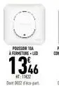 poussoir 10 à fermeture led  1346  #t: 1922 dont 0002 co-part 