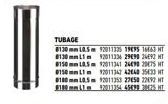 TUBAGE  8130mm 10.5 8130 mm L1m 0150mm LAS 0150mm L1 0100mm 10.5  93011335 1995 16663 HT 12011336 2990 26492 HT 12011341 2490 2975 HT 12011347 4240 3533 HT  12011353 27658 22692 HT  818919011354 45699