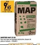 25 kg  mortier map 25 kg  pour tous types de doublages polystyrène, plaques de päetists-2034482- μαρι  formade deur 