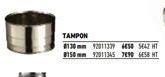 TAMPON  8130 mm 92011339 450 542 HT 8150 mm 92011345 7890 6058 HT 