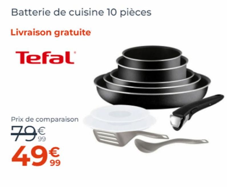 Batterie de cuisine Tefal