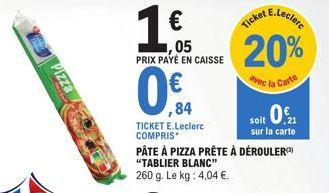 pâte à pizza E.Leclerc