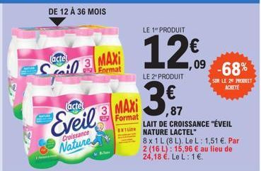 lait de croissance 