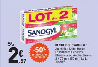 dentifrice Sanogyl