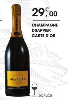 champagne Carte d'or