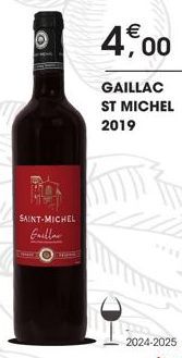 SAINT-MICHEL Gaillar  THWAY  4,00  GAILLAC ST MICHEL 2019  2024-2025 