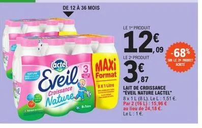 lait de croissance 3m