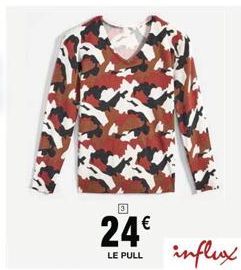 24€  LE PULL  influx 