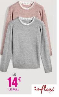 14€  LE PULL  influx 