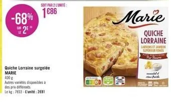 quiche lorraine marie