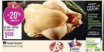 poulet fermier Label 5