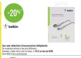 -20%  belkin  DEL  belkin 