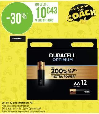 piles Duracell