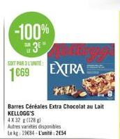 chocolat au lait Kellogg's