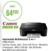 imprimante multifonction Canon