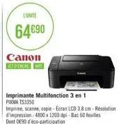 imprimante multifonction canon
