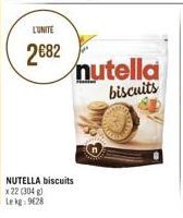 biscuits Nutella