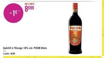 -1€"  SOIT L'UNITE:  8699  PICON 