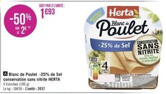 blanc de poulet Herta