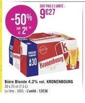 bière blonde Kronenbourg