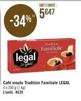 café moulu legal