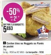 cordon bleu Maître Coq