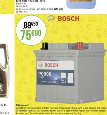 lave-glace Bosch