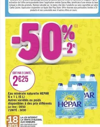 promos hépar