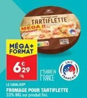 mega i format  méga+ format  tartiflette  629  14  laboreen  france  le cavalier fromage pour tartiflette 33% mg sur produit fini.  lait 