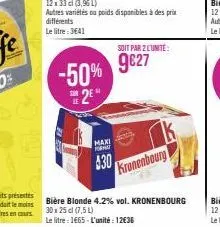 bière blonde kronenbourg