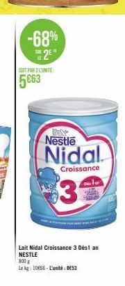 lait Nestlé