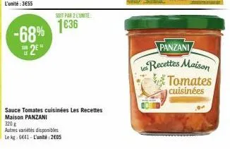 tomates cuisinées panzani