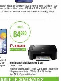 imprimante multifonction Canon
