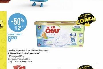 aloe vera Le chat