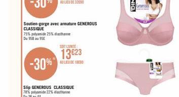 soutien-gorge avec armature 