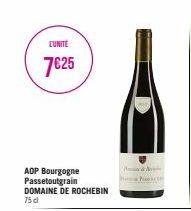 L'UNITE  7€25  AOP Bourgogne Passetoutgrain DOMAINE DE ROCHEBIN  75 cl  A  Pus 