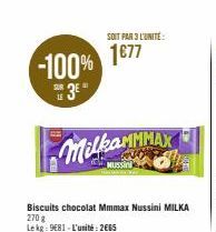 SOIT PAR 3 L'UNITE:  -100% 1677  SE 3€  LE  жива  MilkamMMAX  HA 