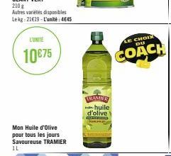huile d'olive Tramier