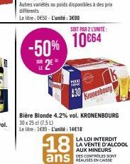 bière blonde Kronenbourg