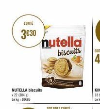 biscuits Nutella