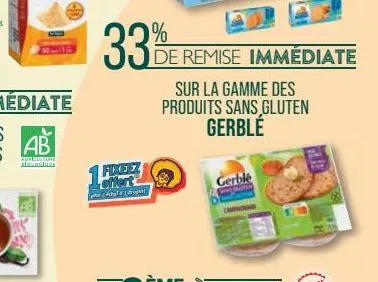 ab  agriculture ales.onlous  fixxeez  33%  de remise immédiate  sur la gamme des produits sans gluten gerble  gerble  omronas 