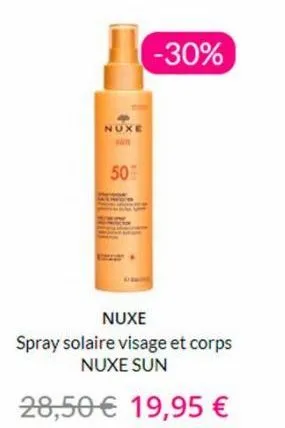 spray solaire sun