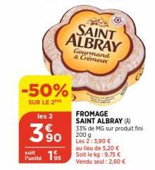 fromage Saint Albray