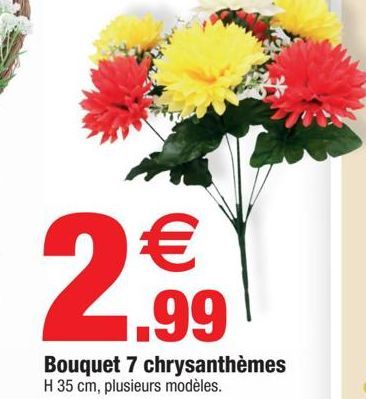 bouquet 7 chrysanthemes