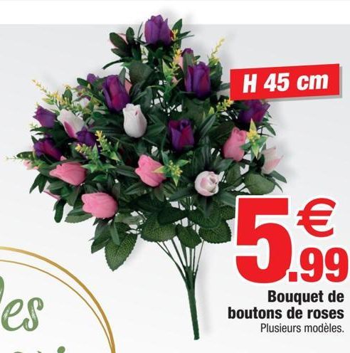 Bouquet de boutons de roses