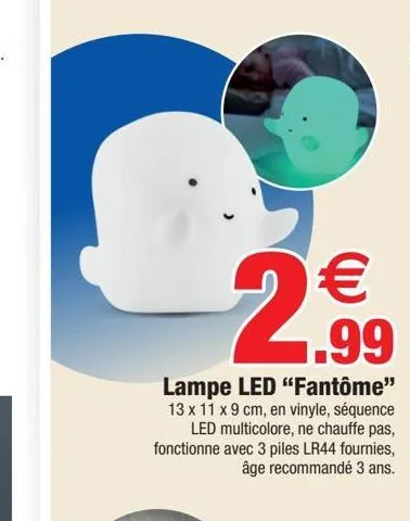 lampe led fantome